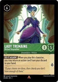 Lady Tremaine - Wicked Stepmother - The First Chapter - Disney Lorcana card