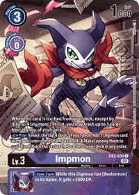 Impmon - EX2-039 (Alternate Art) - Starter Deck 14: Beelzemon Advanced Deck Set - Digimon Card Game card