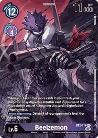 Beelzemon - BT2-111 (Alternate Art) - Starter Deck 14: Beelzemon Advanced Deck Set - Digimon Card Game card