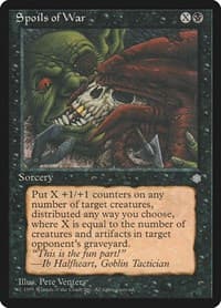 Spoils of War - Ice Age - Magic: The Gathering card