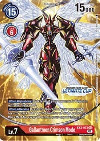 Gallantmon Crimson Mode (Ultimate Cup) - Digital Hazard - Digimon Card Game card
