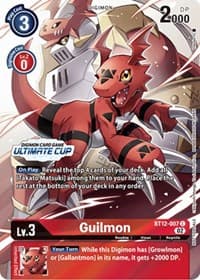 Guilmon (Ultimate Cup) - Across Time - Digimon Card Game card