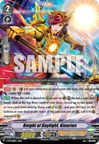 Knight of Daylight, Kinarius - V Promo Cards - Cardfight Vanguard card