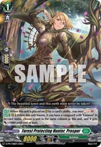 Forest Protecting Hunter, Prosper - D Promo Cards - Cardfight Vanguard card