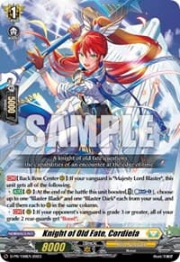 Knight of Old Fate, Cordiela (198) - D Promo Cards - Cardfight Vanguard card