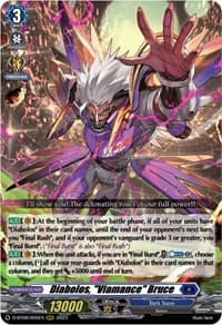 Diabolos, "Viamance" Bruce - D-BT09: Dragontree Invasion - Cardfight Vanguard card