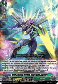 Blue Artillery Dragon, Inlet Pulse Dragon - D-BT09: Dragontree Invasion - Cardfight Vanguard card