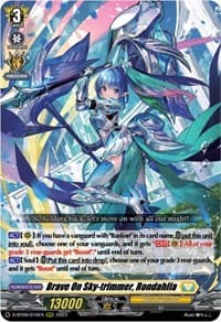 Brave On Sky-trimmer, Rondahlia - D-BT09: Dragontree Invasion - Cardfight Vanguard card
