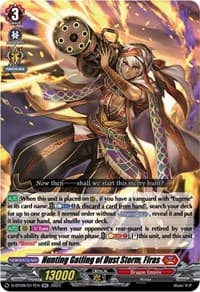 Hunting Gatling of Dust Storm, Firas - D-BT09: Dragontree Invasion - Cardfight Vanguard card
