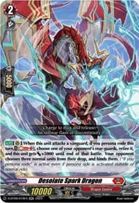 Desolate Spark Dragon - D-BT09: Dragontree Invasion - Cardfight Vanguard card