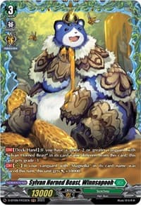 Sylvan Horned Beast, Winnsapooh (FR) - D-BT09: Dragontree Invasion - Cardfight Vanguard card