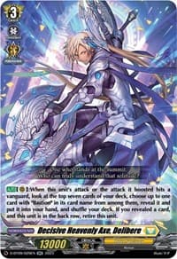 Decisive Heavenly Axe, Delibere - D-BT09: Dragontree Invasion - Cardfight Vanguard card