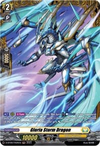 Gloria Storm Dragon (FR) - D-BT09: Dragontree Invasion - Cardfight Vanguard card