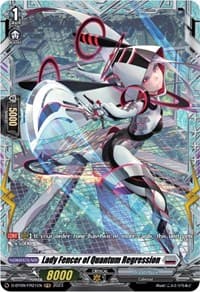 Lady Fencer of Quantum Regression (FR) - D-BT09: Dragontree Invasion - Cardfight Vanguard card