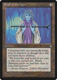 Staff of the Ages - Ice Age - Magic: The Gathering card