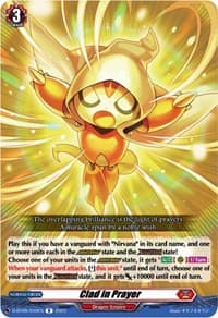 Clad in Prayer - D-BT09: Dragontree Invasion - Cardfight Vanguard card