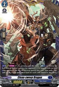 Clean-sweep Dragon (FR) - D-BT09: Dragontree Invasion - Cardfight Vanguard card