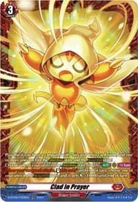 Clad in Prayer (FR) - D-BT09: Dragontree Invasion - Cardfight Vanguard card