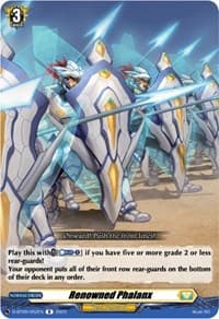 Renowned Phalanx - D-BT09: Dragontree Invasion - Cardfight Vanguard card