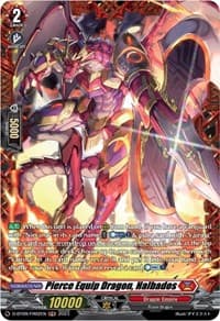 Pierce Equip Dragon, Halbados (FR) - D-BT09: Dragontree Invasion - Cardfight Vanguard card