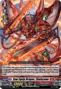 Saw Equip Dragon, Chainzown - D-BT09: Dragontree Invasion - Cardfight Vanguard card