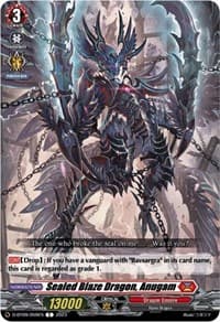 Sealed Blaze Dragon, Anugam - D-BT09: Dragontree Invasion - Cardfight Vanguard card