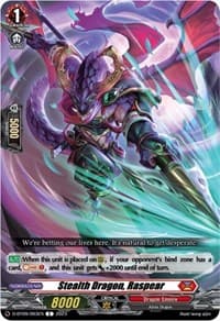 Stealth Dragon, Raspear - D-BT09: Dragontree Invasion - Cardfight Vanguard card