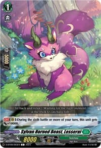 Sylvan Horned Beast, Lesserai - D-BT09: Dragontree Invasion - Cardfight Vanguard card