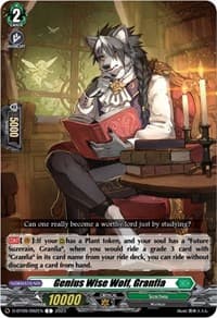 Genius Wise Wolf, Granfia - D-BT09: Dragontree Invasion - Cardfight Vanguard card