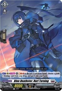 Blue Deathster, Ruri Turning - D-BT09: Dragontree Invasion - Cardfight Vanguard card