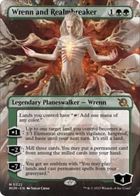 Wrenn and Realmbreaker (Borderless) - March of the Machine - Magic: The Gathering card