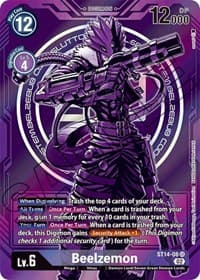 Beelzemon - ST14-08 (Alternate Art) - Starter Deck 14: Beelzemon Advanced Deck Set - Digimon Card Game card