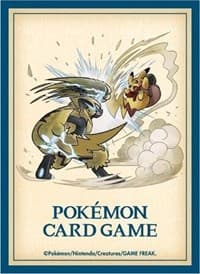 Pokemon TCG: Pokemon Center Japan Exclusive Card Sleeves - Pikachu Adventure vs Zeraora (64-Pack) - Pokemon International Card Sleeves - Card Sleeves card