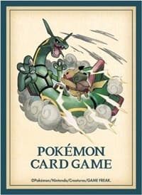 Pokemon TCG: Pokemon Center Japan Exclusive Card Sleeves - Pikachu Adventure vs Rayquaza (64-Pack) - Pokemon International Card Sleeves - Card Sleeves card