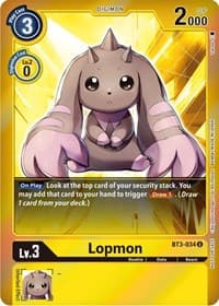 Lopmon (Event Pack 4) - Release Special Booster 1.0 - Digimon Card Game card