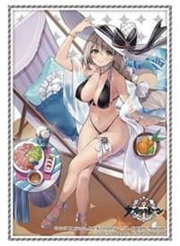 Bushiroad Sleeve Collection HG Vol.3417: Azur Lane - "Aquila" Sardegnian Shallows and Sunshine (75-pack) - Bushiroad Card Sleeves - Card Sleeves card