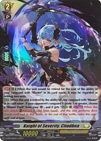 Knight of Severity, Cliodhna (Foil) - D Promo Cards - Cardfight Vanguard card