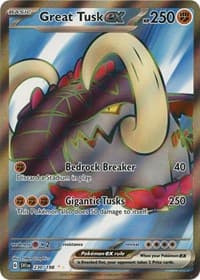 Great Tusk ex - SV01: Scarlet & Violet Base Set - Pokemon card