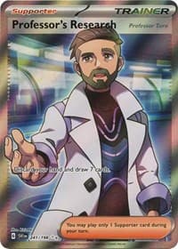 Professor's Research [Professor Turo] - SV01: Scarlet & Violet Base Set - Pokemon card