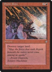 Stone Rain - Ice Age - Magic: The Gathering card