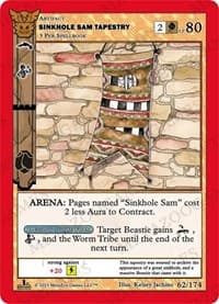 Sinkhole Sam Tapestry - Native: First Edition - MetaZoo card