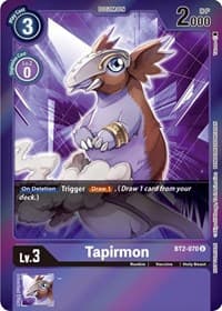 Tapirmon (Event Pack 4) - Release Special Booster 1.0 - Digimon Card Game card