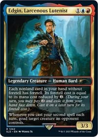 Edgin, Larcenous Lutenist - Secret Lair Drop Series - Magic: The Gathering card