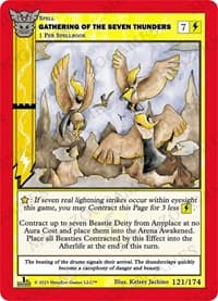 Gathering of the Seven Thunders - Native: First Edition - MetaZoo card