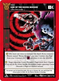 Caw of the Raven Mocker - Native: First Edition - MetaZoo card