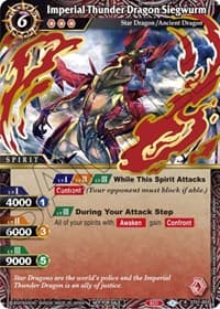 Imperial Thunder Dragon Siegwurm (Launch Event Finalist Set) - Launch & Event Promos - Battle Spirits Saga card
