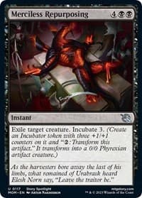 Merciless Repurposing - March of the Machine - Magic: The Gathering card