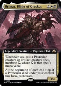 Brimaz, Blight of Oreskos (Extended Art) - Commander: March of the Machine - Magic: The Gathering card