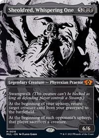 Sheoldred, Whispering One - March of the Machine: Multiverse Legends - Magic: The Gathering card