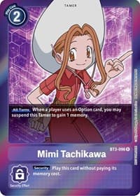 Mimi Tachikawa - BT3-096 (Event Pack 4) - Release Special Booster 1.0 - Digimon Card Game card